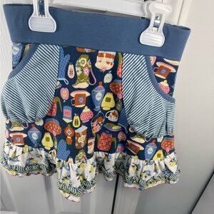 Matilda Jane Navy and Multicolor Playful Skirt